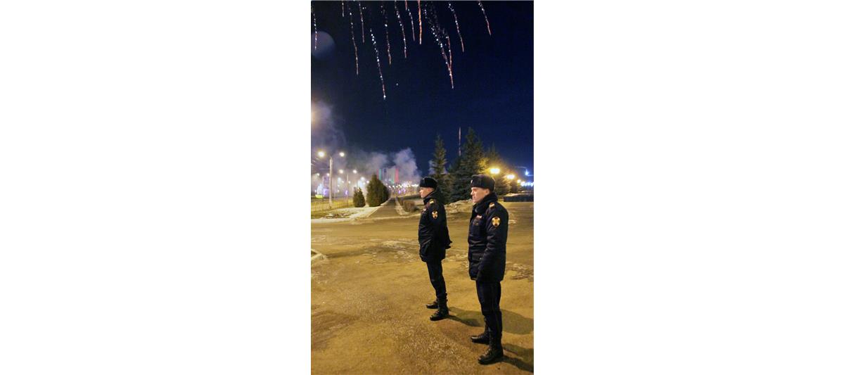 В Мордовии сотрудники Росгвардии продолжают выполнять задачи по обеспечению безопасности новогодних праздников