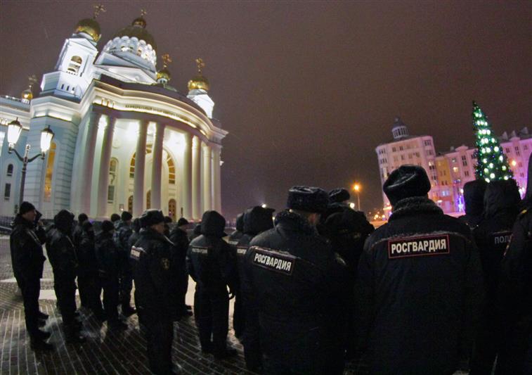 В Приволжье сотрудники Росгвардии обеспечили безопасность рождественских богослужений