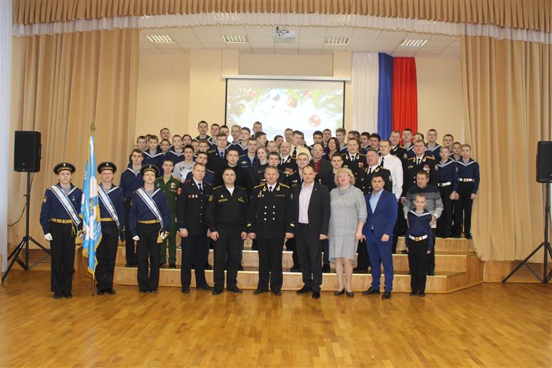 Сотрудник Управления Росгвардии по Архангельской области принял участие во встрече с выпускниками морского кадетского корпуса