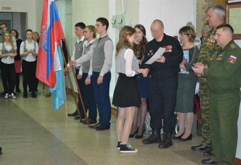 Росгвардейцы провели конкурс на лучший проект аллеи Славы в одной из биробиджанских школ