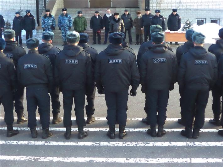 Офицеры курского СОБРа отметили 25-летний юбилей