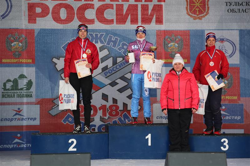 Тульские росгвардейцы приняли участие в массовых лыжных стартах 
