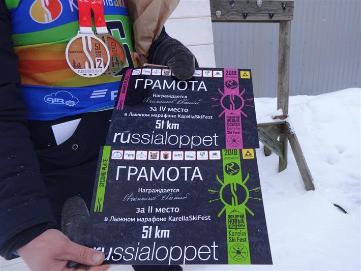 В Карелии сотрудник Росгвардии попал в пятерку лучших на лыжном марафоне «KareliaSkiFest – 2018»