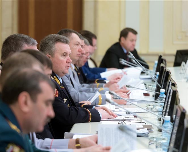 Представители руководства Уральского округа Росгвардии приняли участие в заседании антитеррористической комиссии Свердловской области 