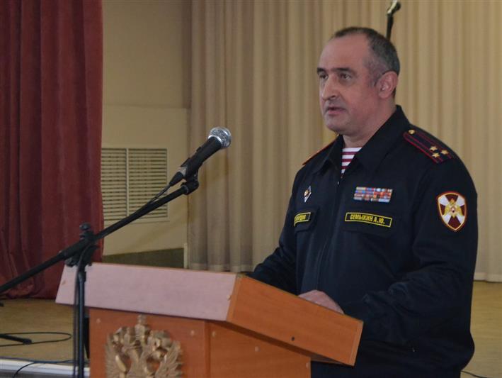 Начальник Управления Росгвардии по Приморскому краю поздравил своих подчиненных с 23 февраля