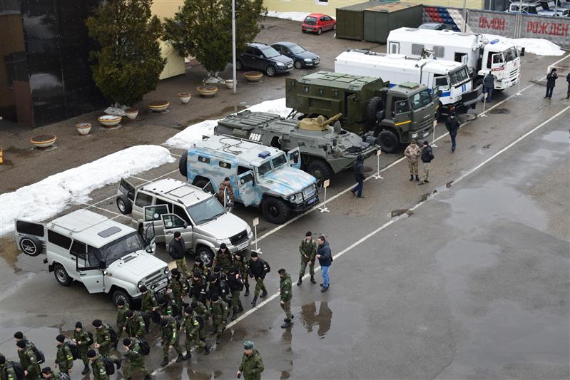 Ставропольские росгвардейцы провели военно-патриотическое мероприятие для кадет-ермоловцев
