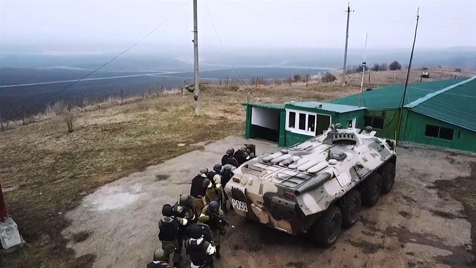 В Северной Осетии Росгвардия ликвидировала условную бандгруппу (видео)