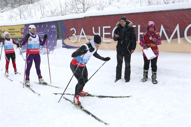 В столице прошел первый чемпионат московского управления Росгвардии по лыжным гонкам 