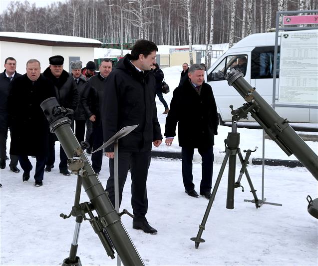 Представители государственной власти поздравили военнослужащих богородской бригады с Днем защитника Отечества