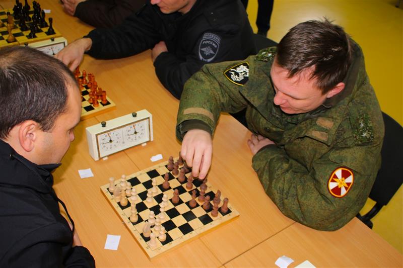 На Ставрополье прошел шахматный турнир среди военнослужащих и сотрудников краевого управления Росгвардии