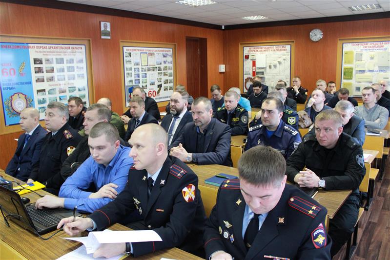 В Управлении Росгвардии по Архангельской области состоялось расширенное заседание Координационного совета по взаимодействию с частными охранными организациями