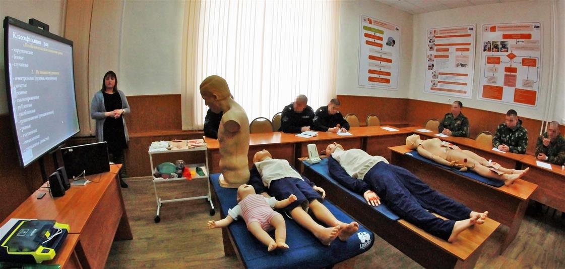 В Саранске прошел учебный сбор внештатных санитаров спецподразделений Росгвардии