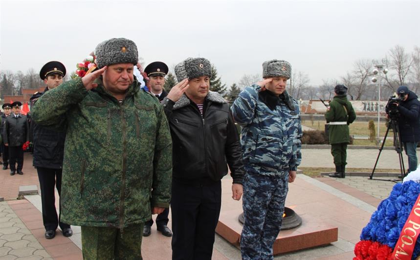 В Северной Осетии росгвардейцы почтили память павших защитников Родины