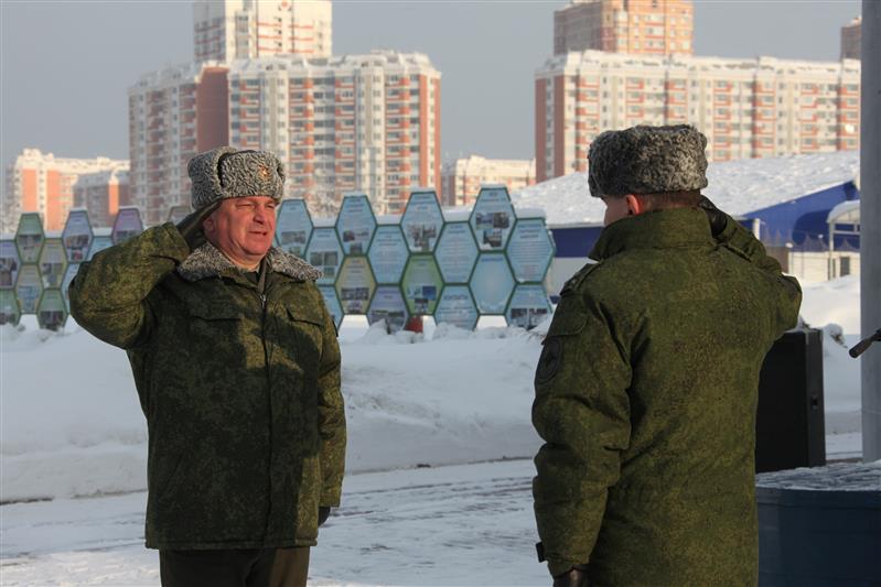 Росгвардия провела лыжную эстафету в поддержку олимпийской сборной