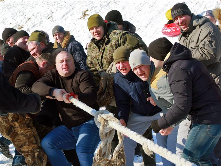 В День защитника Отечества в Мордовии росгвардейцы провели спортивный праздник