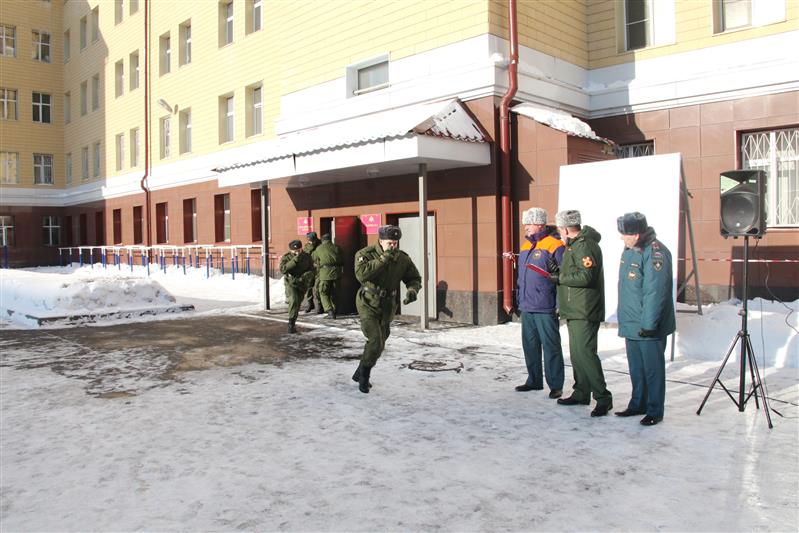 В Центральном аппарате Росгвардии прошло пожарно-тактическое учение