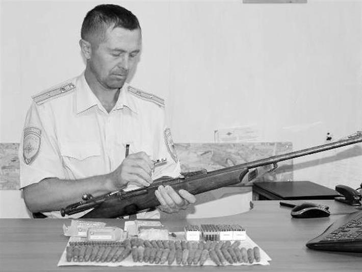 Охотничий карабин 1934 года выпуска сдал в отделение лицензионно-разрешительной работы Росгвардии житель Иркутской области