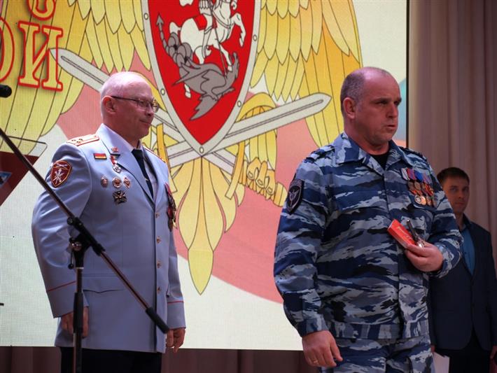 В Отделе Росгвардии по Сахалинской области прошли торжественные мероприятия, посвященные Дню защитника Отечества
