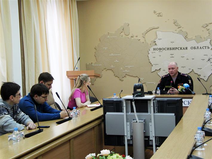 Начальник Управления  Росгвардии по Новосибирской области  рассказал журналистам о годовых итогах деятельности своих подчиненных