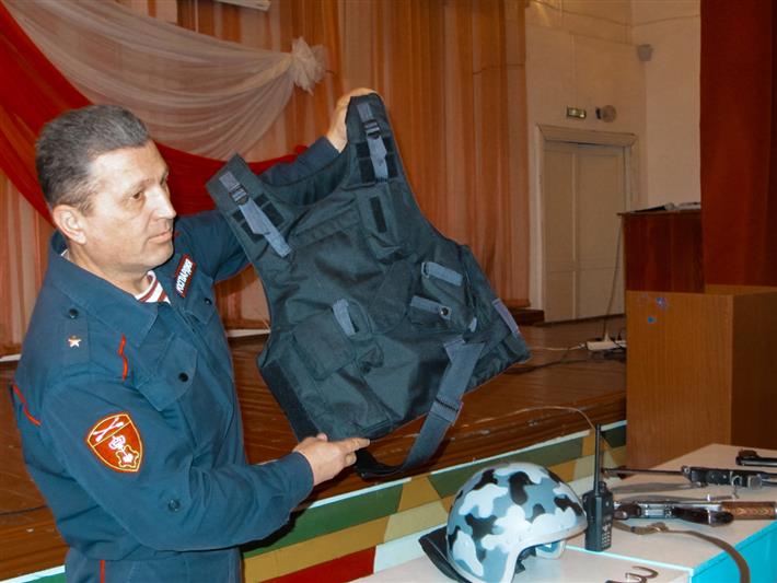 В Кузбассе сотрудники вневедомственной охраны Росгвардии дали старт всероссийской профилактической акции «Уроки безопасности»