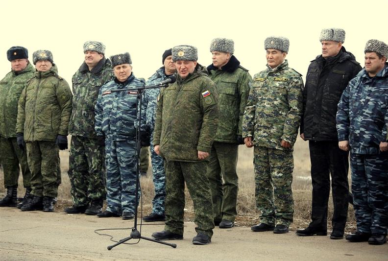 В Волгоградской области военнослужащие и сотрудники Росгвардии приняли участие в межведомственных сборах