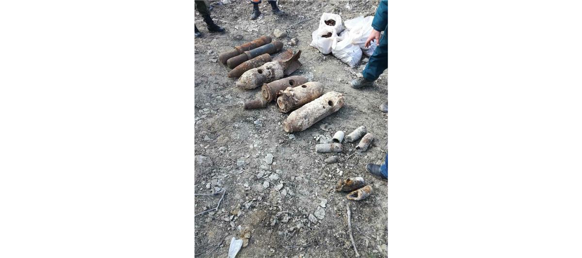 В окрестностях Севастополя взрывотехники Росгвардии обследовали артиллерийский арсенал времен Великой Отечественной войны