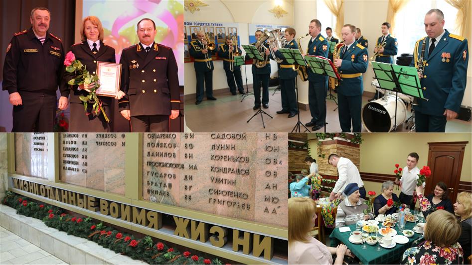 Командующий Центральным округом Росгвардии генерал-полковник Игорь Голлоев поздравил военнослужащих и сотрудников - женщин с Международным женским днем 