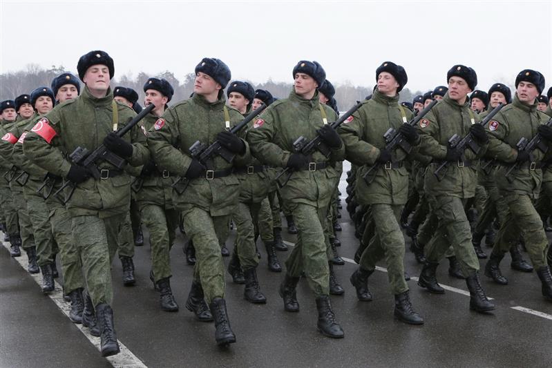 РОСГВАРДИЯ ПРОВЕЛА ПЕРВУЮ ОТКРЫТУЮ ТРЕНИРОВКУ  ПАРАДНОГО РАСЧЁТА