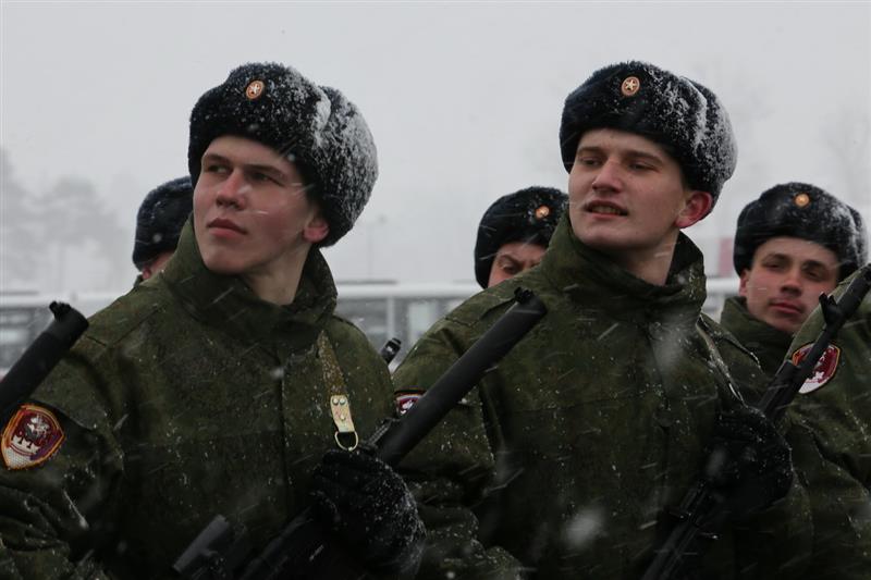 РОСГВАРДИЯ ПРОВЕЛА ПЕРВУЮ ОТКРЫТУЮ ТРЕНИРОВКУ  ПАРАДНОГО РАСЧЁТА