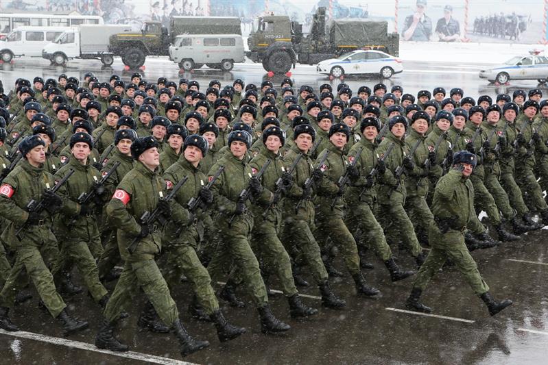 РОСГВАРДИЯ ПРОВЕЛА ПЕРВУЮ ОТКРЫТУЮ ТРЕНИРОВКУ  ПАРАДНОГО РАСЧЁТА