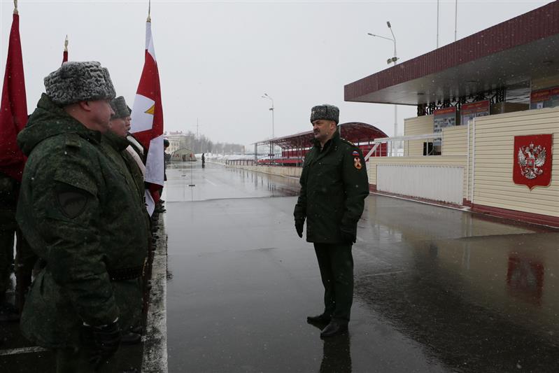 РОСГВАРДИЯ ПРОВЕЛА ПЕРВУЮ ОТКРЫТУЮ ТРЕНИРОВКУ  ПАРАДНОГО РАСЧЁТА