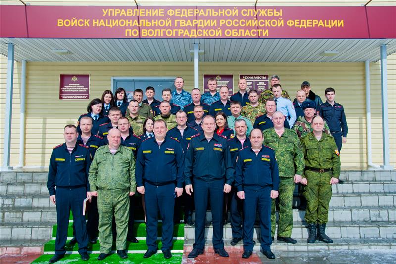 Личному составу Управления Росгвардии по Волгоградской области представлен новый руководитель