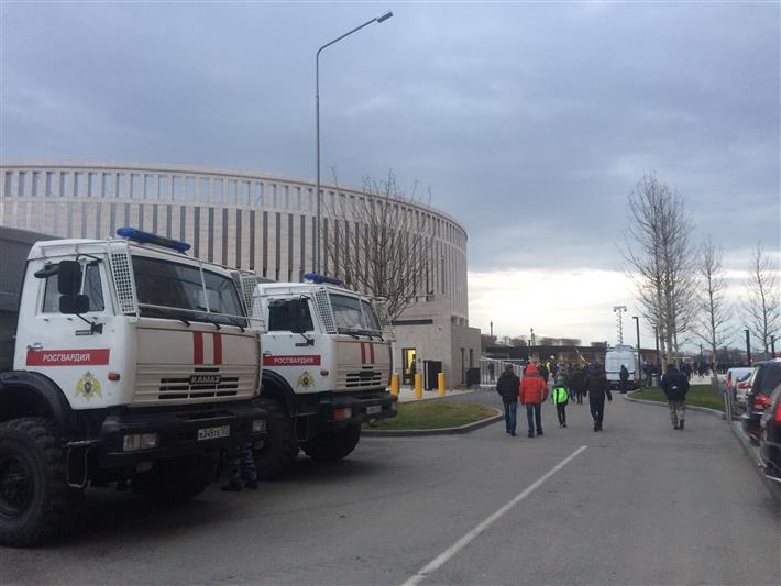 В Краснодаре сотрудники Росгвардии приняли участие в охране общественного порядка во время проведения футбольного матча «Краснодар» - «Ростов»