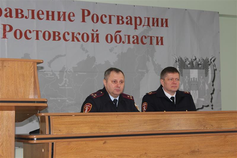 Начальник Управления Росгвардии по Ростовской области представил личному составу своего заместителя