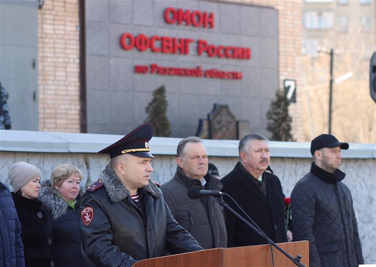 В рязанском ОМОН отметили 25-ю годовщину со дня создания спецподразделения