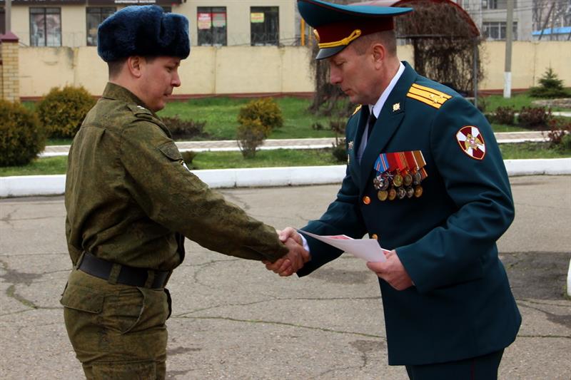 В Главном управлении Росгвардии по Краснодарскому краю состоялось торжественное собрание, посвященное Дню войск национальной гвардии 