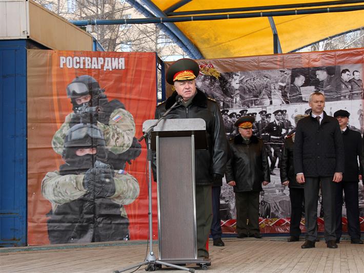 В Центральном парке Новосибирска состоялись мероприятия, приуроченные ко Дню войск национальной гвардии России