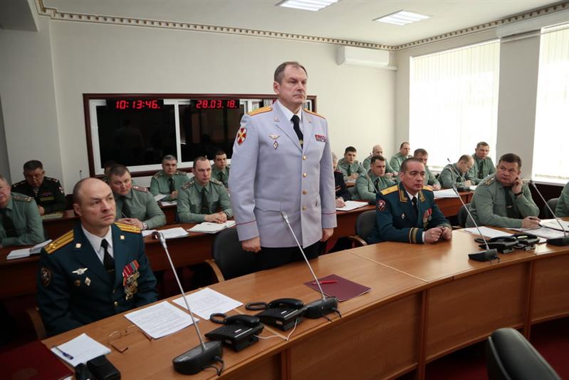 Генерал-полковник Олег Борукаев представил личному составу начальника Главного управления Росгвардии по Москве