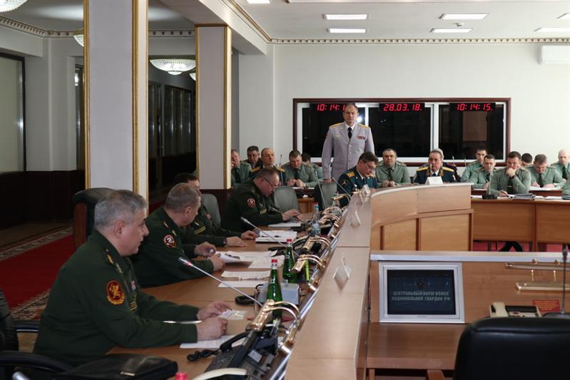 Генерал-полковник Олег Борукаев представил личному составу начальника Главного управления Росгвардии по Москве