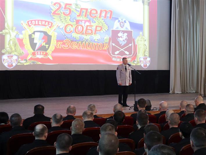 СОБР «Зенит» Управления Росгвардии по Красноярскому краю отметил 25-летие со дня образования