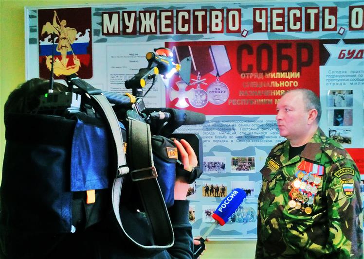 В Мордовии спецназ Росгвардии принял журналистский «десант»