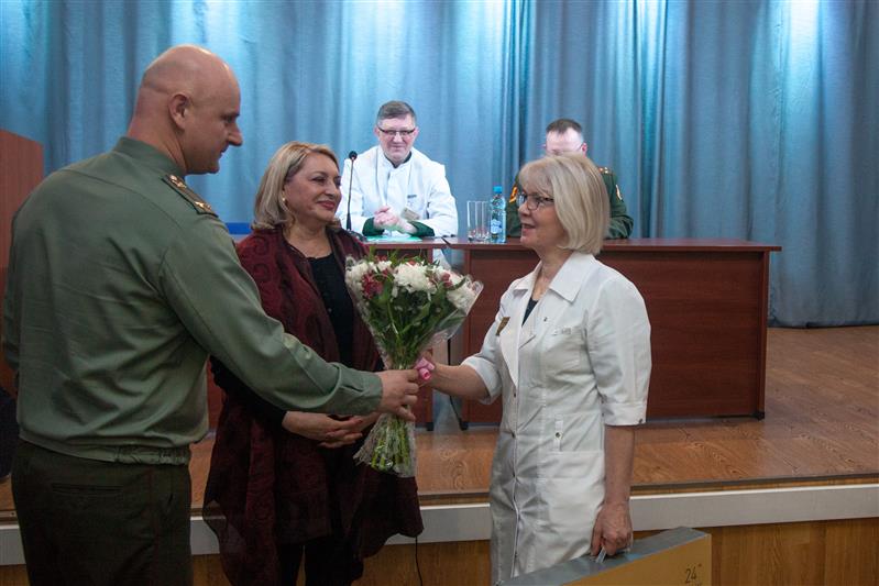 В Главном военном клиническом госпитале Росгвардии состоялись торжественные мероприятия по случаю Дня войск национальной гвардии РФ