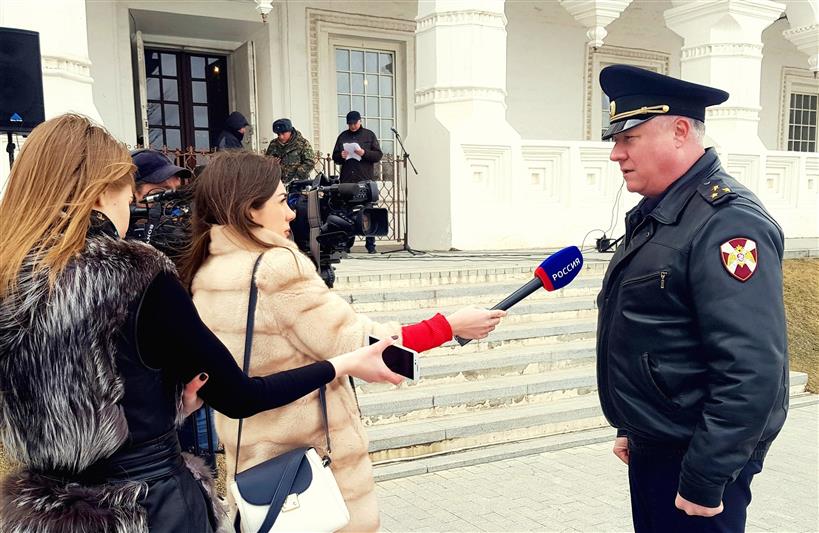 Начальник Управления Росгвардии по Астраханской области ответил на вопросы журналистов региональных СМИ
