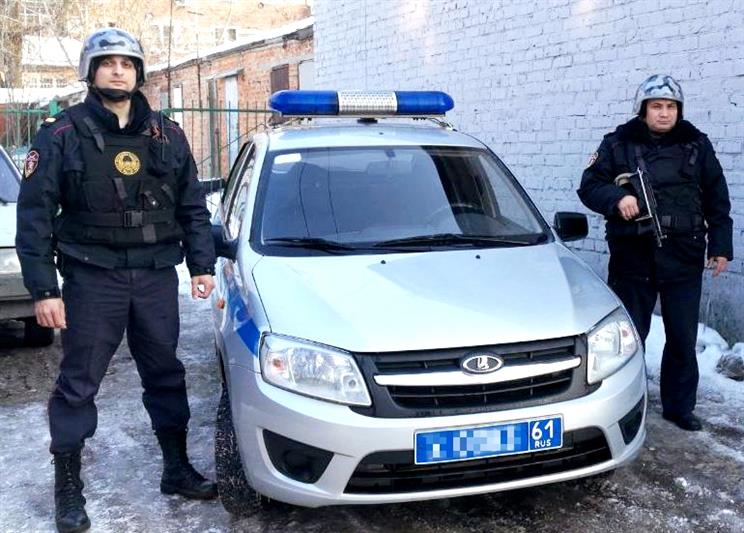В Ростове-на-Дону росгвардейцы по горячим следам задержали злостного правонарушителя