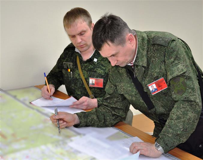 В Уральском округе Росгвардии прошло масштабное командно-штабное учение