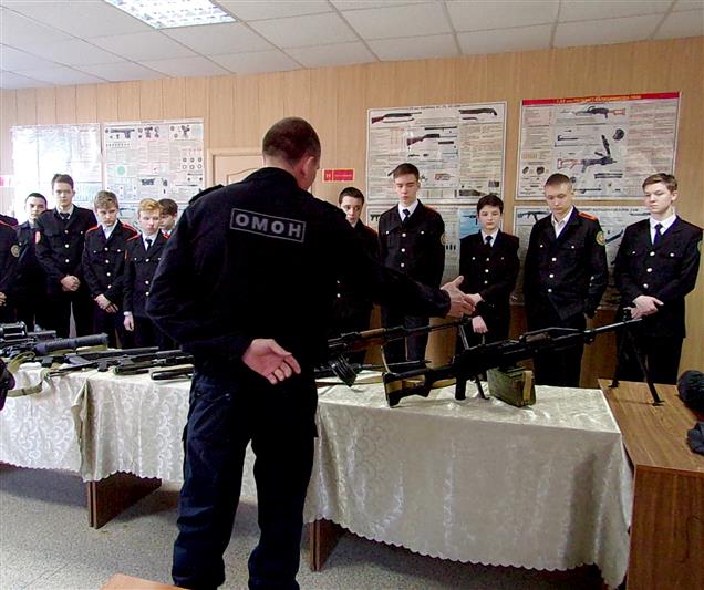 Бойцы ОМОН «Скиф» провели Неделю мужества для кадетских классов школ города Кургана