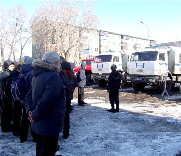 Бойцы ОМОН «Скиф» провели Неделю мужества для кадетских классов школ города Кургана