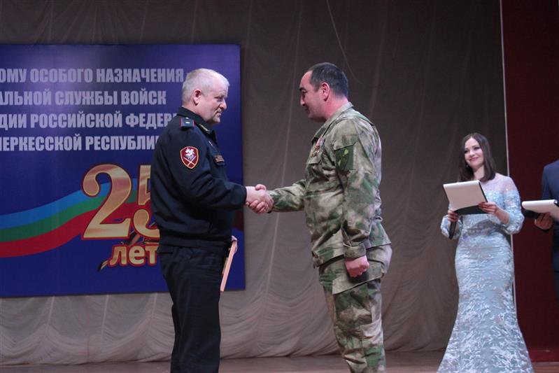 ОМОН Отдела Росгвардии по Карачаево-Черкесской Республике отметил 25-летие со дня образования