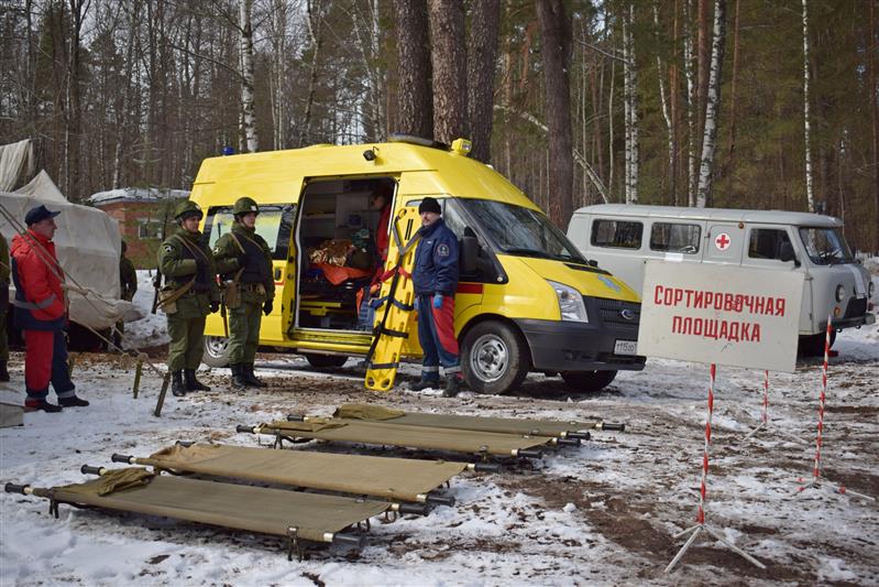 В Казани в войсковой части по охране важного государственного объекта прошли командно-штабные учения по задержанию диверсионных групп