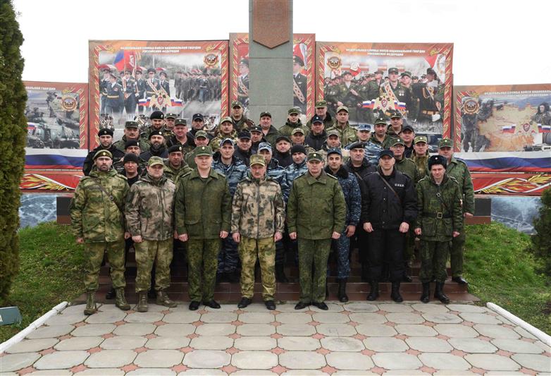 В Грозном прошел сбор с заместителями командиров частей и подразделений СКО ВНГ России.
